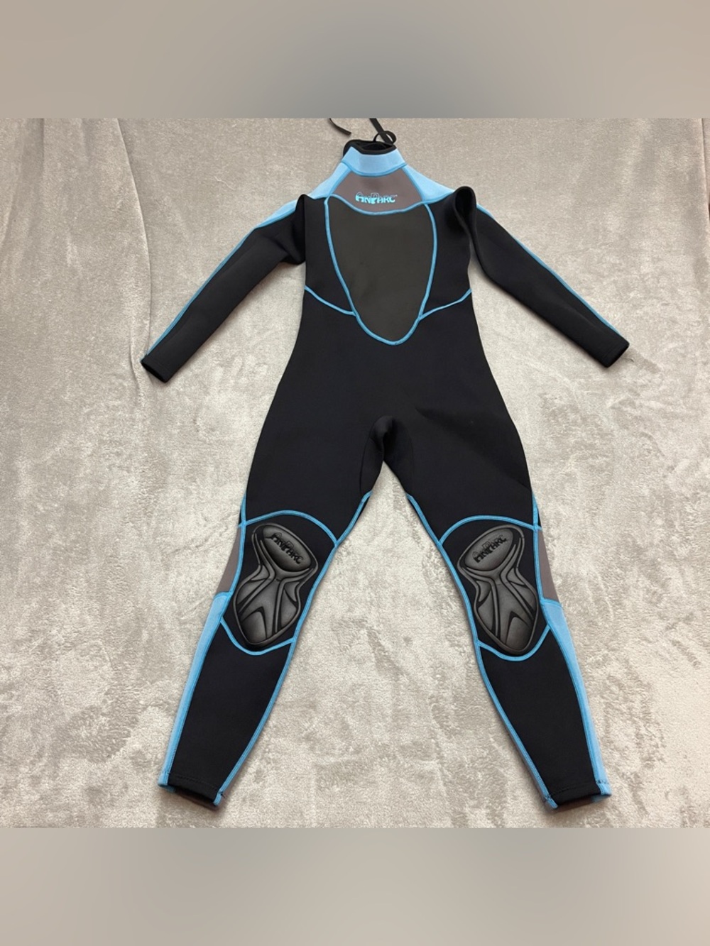 AnParc 3MM Teal & Black Full Wetsuit Woman's Small Surfing Diving Wetsuit
